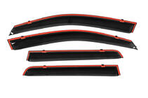 Mitsubishi Outlander 2006–2012 Vetrni deflektorji oken s kromirano letvijo Niken Luxury (4 kosi) fotografija 3