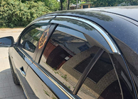 Mitsubishi Lancer X 2008– Vetrni deflektorji oken s kromirano letvijo Niken Luxury (4 kosi) fotografija 3
