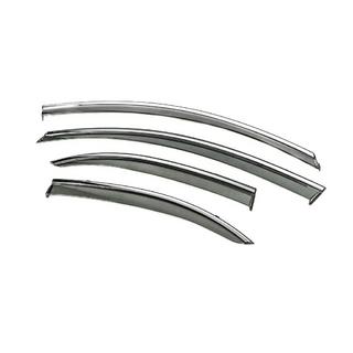 Vetrni deflektorji oken s kromirano letvijo Niken Luxury (4 kosi) fotografija 4