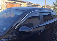 Mazda CX-5 2012–2017 Vetrni deflektorji oken s kromirano letvijo Niken Luxury (4 kosi) fotografija 1