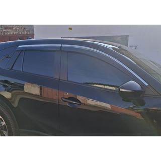 Vetrni deflektorji oken s kromirano letvijo Niken Luxury (4 kosi) fotografija 3