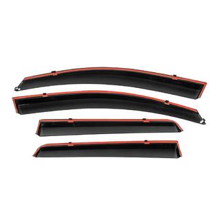 Vetrni deflektorji oken s kromirano letvijo Niken Luxury (4 kosi) Nissan Qashqai 2007–2010 fotografija 3