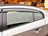 Renault Fluence 2009–2016 Vetrni deflektorji oken s kromirano letvijo Niken Luxury (4 kosi) fotografija 4