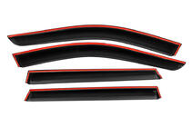Subaru Outback 2009–2014 Vetrni deflektorji oken s kromirano letvijo Niken Luxury (4 kosi) fotografija 3
