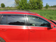 Skoda Octavia III A7 2013–2019 Vetrni deflektorji za okna s kromirano letvico Niken Luxury (SW, 4 kosi) fotografija 1