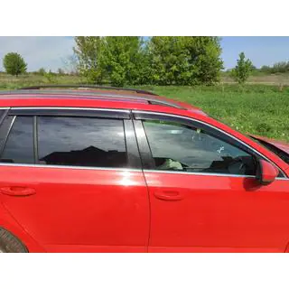 Vetrni deflektorji za okna s kromirano letvico Niken Luxury (SW, 4 kosi) fotografija 1