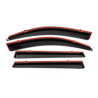 Vetrni deflektorji oken s kromirano letvico Niken Luxury (4 kos, Long) Toyota Rav 4 2006–2013 fotografija 3