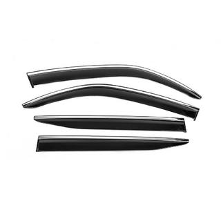 Vetrni deflektorji oken s kromirano letvijo Niken Luxury (4 kosi) Toyota Land Cruiser 300 2021– fotografija 1