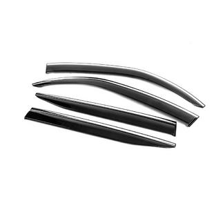 Vetrni deflektorji oken s kromirano letvijo Niken Luxury (4 kosi) Toyota Land Cruiser 300 2021– fotografija 2