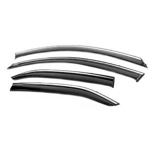 Deflektorji oken s kromirano letvico Niken Luxury (EU, 4 kos) Toyota Camry 2006–2011 fotografija 2