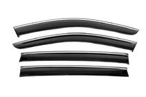 Volkswagen ID.6 2021– Vetrni deflektorji oken s kromirano letvijo Niken Luxury (4 kosi) fotografija 2