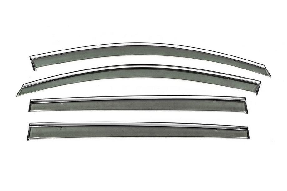 Volkswagen Touran 2003–2010 Vetrni deflektorji oken s kromirano letvijo Niken Luxury (4 kosi) Image