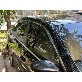 Vetrni deflektorji za okna s kromirano letvijo Niken Luxury (USA, 4 kosi) fotografija 3