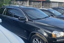 Volvo XC90 2002–2014 Vetrni deflektorji oken s kromirano letvijo Niken Luxury (4 kosi) fotografija 1
