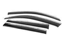 Toyota Land Cruiser Prado 150 2009–2023 Vetrni deflektorji oken s kromom Niken Luxury (4 kosi) fotografija 3