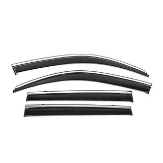 Vetrni deflektorji oken s kromom Niken Luxury (4 kosi) Toyota Land Cruiser Prado 150 2009–2023 fotografija 2