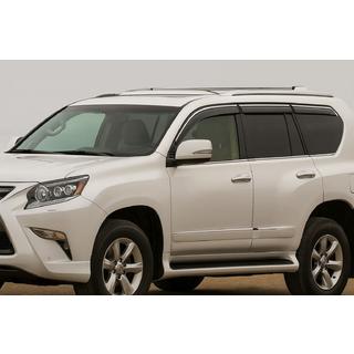 Okenski vetrni deflektorji s kromiranim okrasnim trakom Niken Luxury (6 kos) Lexus GX460 2009–2023 fotografija 1