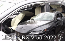 Lexus RX 2022– Vstavljivi vetrniki za okna Niken Luxury (4 kos) fotografija 3