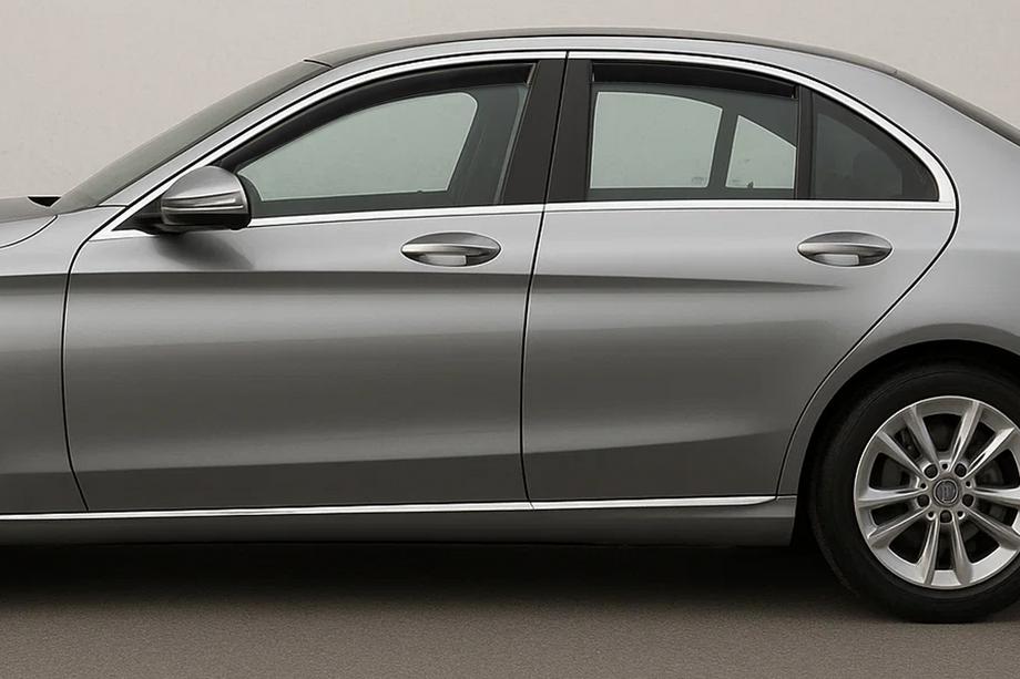 Mercedes C-class W205 2014–2021 Vstavljivi vetrniki za okna Niken Luxury (4 kos) Fotografija 1