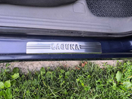Renault Laguna 2001–2007 Kromirane obloge pragov OmsaLine (4 kosi, nerjaveče jeklo) fotografija 6