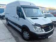 Mercedes Sprinter W906 2006–2018 Senčnik za vetrobransko steklo V-3 (črna visok sijaj, 5 mm) fotografija 2
