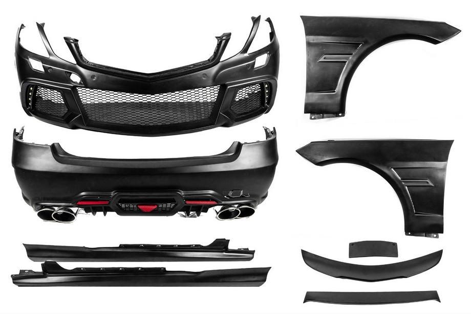 Mercedes razred E kupe C207 2010–2017 Komplet body kita 2009-2012 (WALD, steklena vlakna) Image