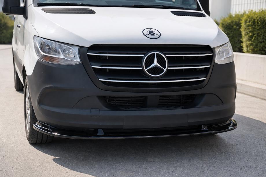 Mercedes Sprinter W907/W910 2018– Sprednji lip spojler EuroCap (ABS) Fotografija 1