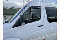 Volkswagen Crafter 2006–2016 Vetrni deflektorji za okna, vstavni (2 kosa, HEKO) fotografija 2