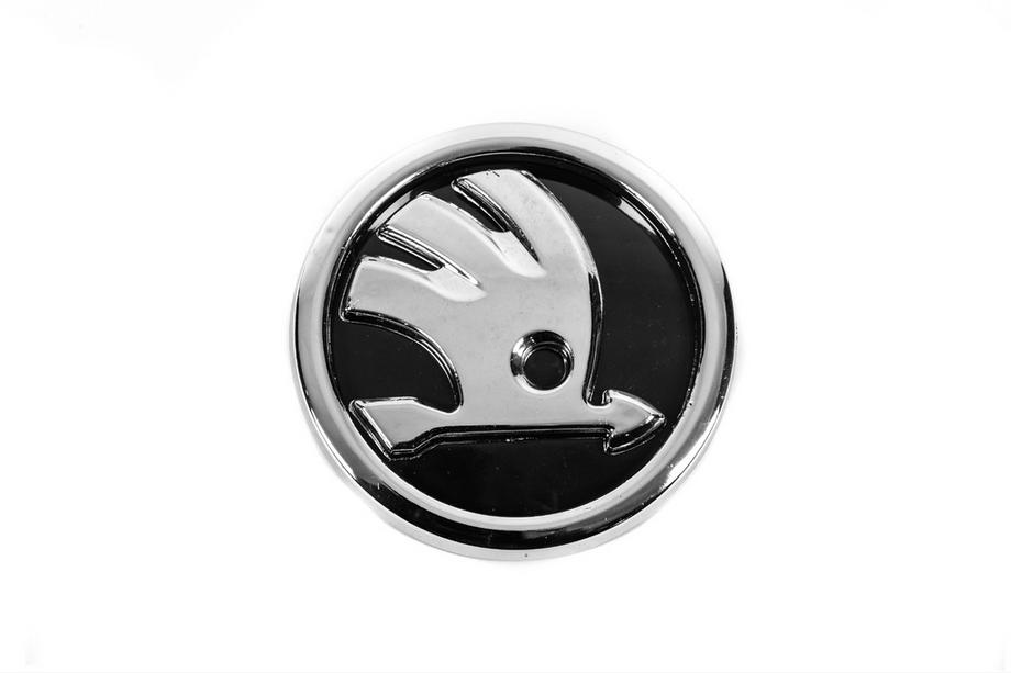 Skoda Emblem 3W0853621 V-1 (89 mm) Image