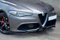 Alfa Romeo Giulia 2016–2022 Sprednji lip spojler DPT (2016-2019, sijajno črna) fotografija 1