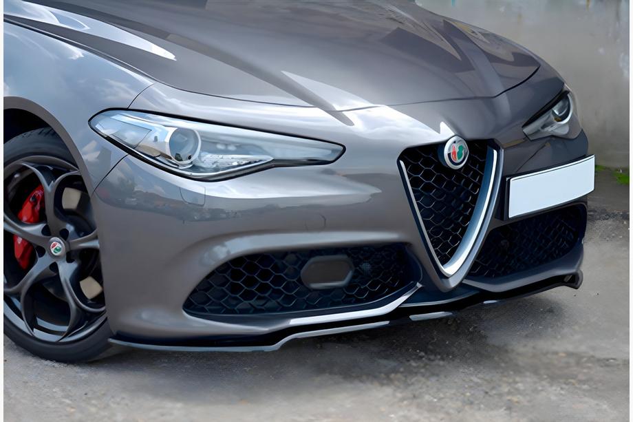 Alfa Romeo Giulia 2016–2022 Sprednji lip spojler DPT (2016-2019, sijajno črna) Image