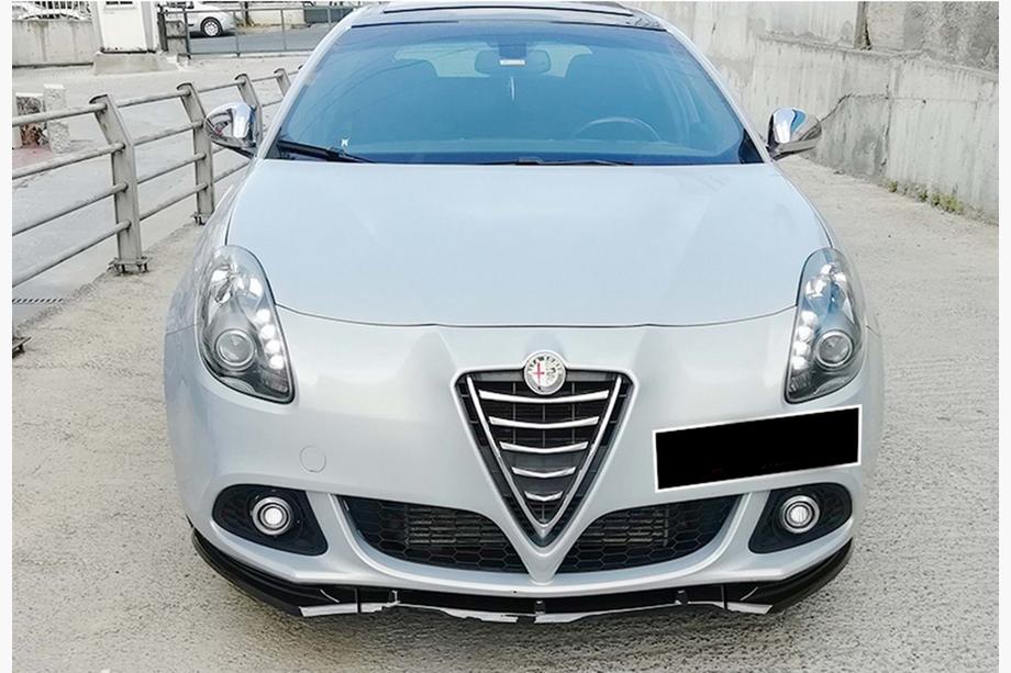 Alfa Romeo Giulietta 2010–2020 DPT sprednji lip spoiler (ABS, črna visok sijaj, 3 kosi) Image