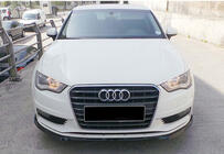 Audi A3 2012–2020 Sprednji lip spojler/splitter odbijača DPT V-3 (Sedan/HB, sijajno črna) fotografija 4