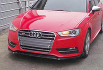 Audi A3 2012–2020 Sprednji lip spojler/splitter odbijača DPT V-3 (Sedan/HB, sijajno črna) fotografija 7