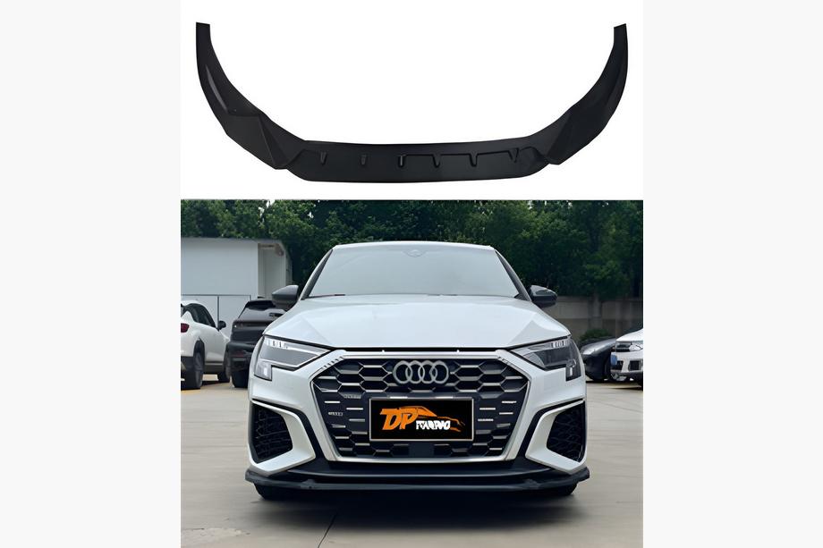 Audi A3 2020– Sprednji lip spojler DPT V-1 (črna sijaj) Image