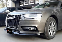 Audi A4 B8 2007–2015 Sprednji lip spojler DPT (2011-2015, za lakiranje) fotografija 1