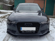 Audi A5 2007–2015 Sprednji lip spojler DPT (za S-Line, 2011-2015, črni visok sijaj) fotografija 3