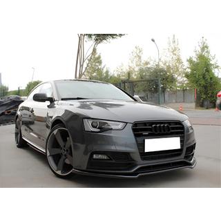 Sprednji lip spojler DPT V-2 (za S-Line, 2011-2015) (črna sijaj) Audi A6 C7 2011–2017 fotografija 3