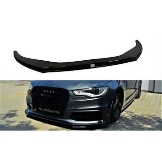 Sprednji lip spojler DPT V-2 (za S-Line, 2011-2015) (črna sijaj) Audi A6 C7 2011–2017 fotografija 4