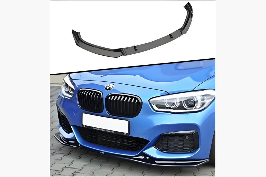BMW serija 1 F20/F21 2011–2019 DPT sprednji lip spojler (črna visok sijaj) Image