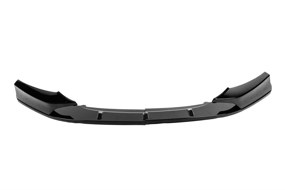 BMW serija 1 F20/F21 2011–2019 Prednji lip spojler DPT V-1 (za M Performance, črni visok sijaj, 2 kosa) Fotografija 2