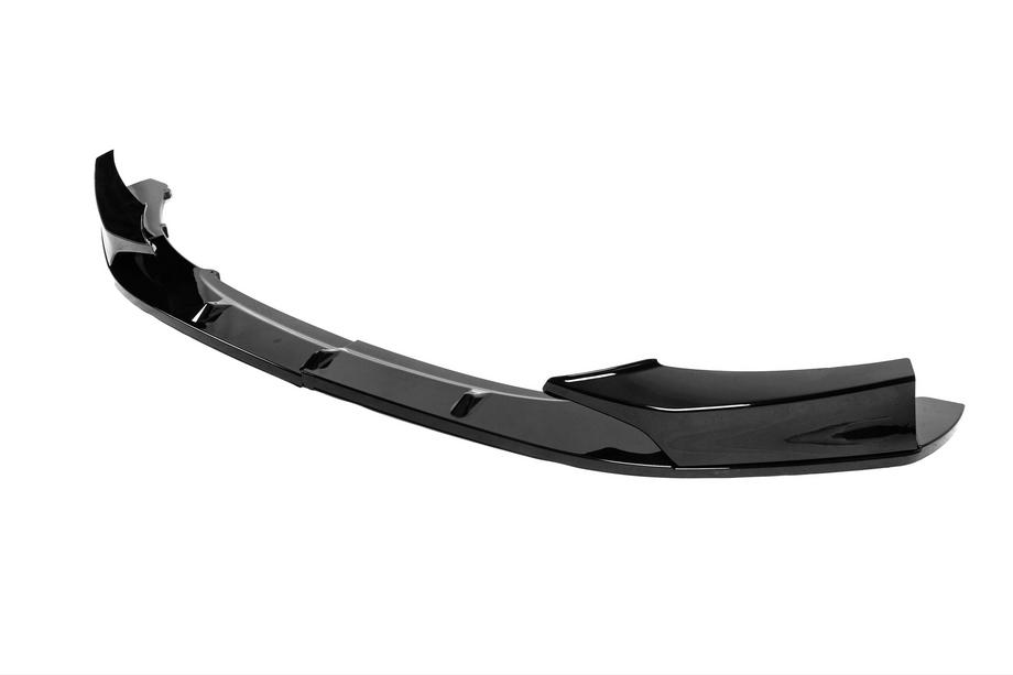 BMW serija 1 F20/F21 2011–2019 Prednji lip spojler DPT V-1 (za M Performance, črni visok sijaj, 2 kosa) Fotografija 6