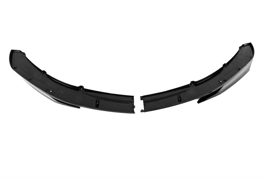 BMW serija 1 F20/F21 2011–2019 Prednji lip spojler DPT V-1 (za M Performance, črni visok sijaj, 2 kosa) Fotografija 9