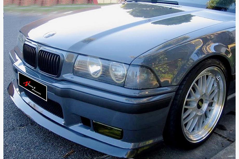 BMW serija 3 E36 1990–2000 DPT sprednji lip spojler (za M3, sijaj črna) Fotografija 1