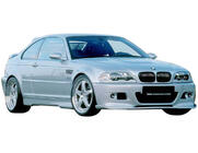 BMW serija 3 E46 1998–2006 DPT sprednji lip spojler odbijača (za Hamman, črna visok sijaj) fotografija 2