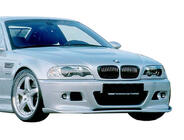BMW serija 3 E46 1998–2006 DPT sprednji lip spojler odbijača (za Hamman, črna visok sijaj) fotografija 3
