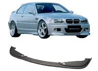 BMW serija 3 E46 1998–2006 DPT sprednji lip spojler odbijača (za Hamman, črna visok sijaj) fotografija 1
