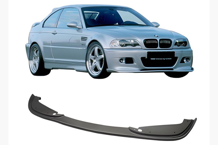 BMW serija 3 E46 1998–2006 DPT sprednji lip spojler odbijača (za Hamman, črna visok sijaj) Image