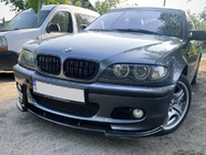 BMW serija 3 E46 1998–2006 Sprednji lip spojler DPT V-1 (za M Sport, črna visok sijaj) fotografija 4