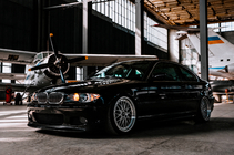 BMW serija 3 E46 1998–2006 Sprednji lip spojler DPT V-2 (za M Sport, sijajno črna) fotografija 3